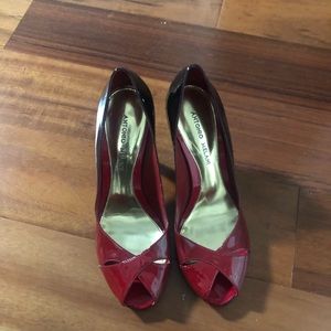 Gently used red heels